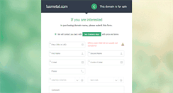 Desktop Screenshot of luxmetal.com